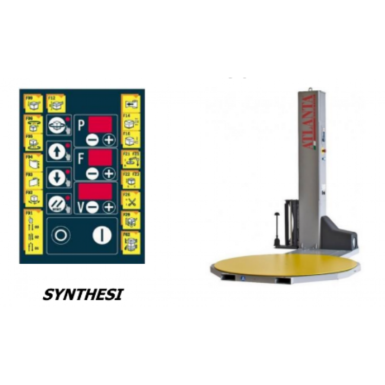Полуавтоматический паллетоупаковщик PACK SOL модели SYNTHESI (производство ATLANTA stretch, Италия) Полуавтоматический паллетоупаковщик PACK SOL модели SYNTHESI (производство ATLANTA stretch, Италия)